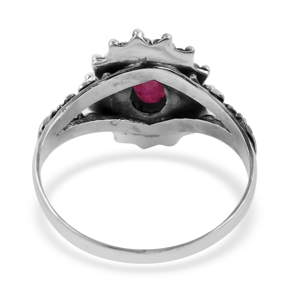 BALI LEGACY Niassa Ruby Ring in Sterling Silver (Size 10.0) 1.50 ctw image number 4