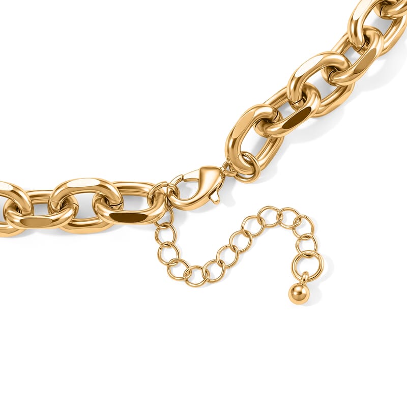 Assorted Symbolic Charms Necklace in Goldtone (20.5-22.5 Inches)