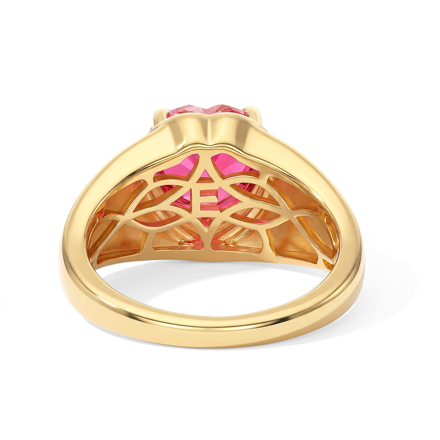 EverTrue Volcanic Triplet Quartz 2.75 ctw Ring in 18K YG Plated (Size 7.0)