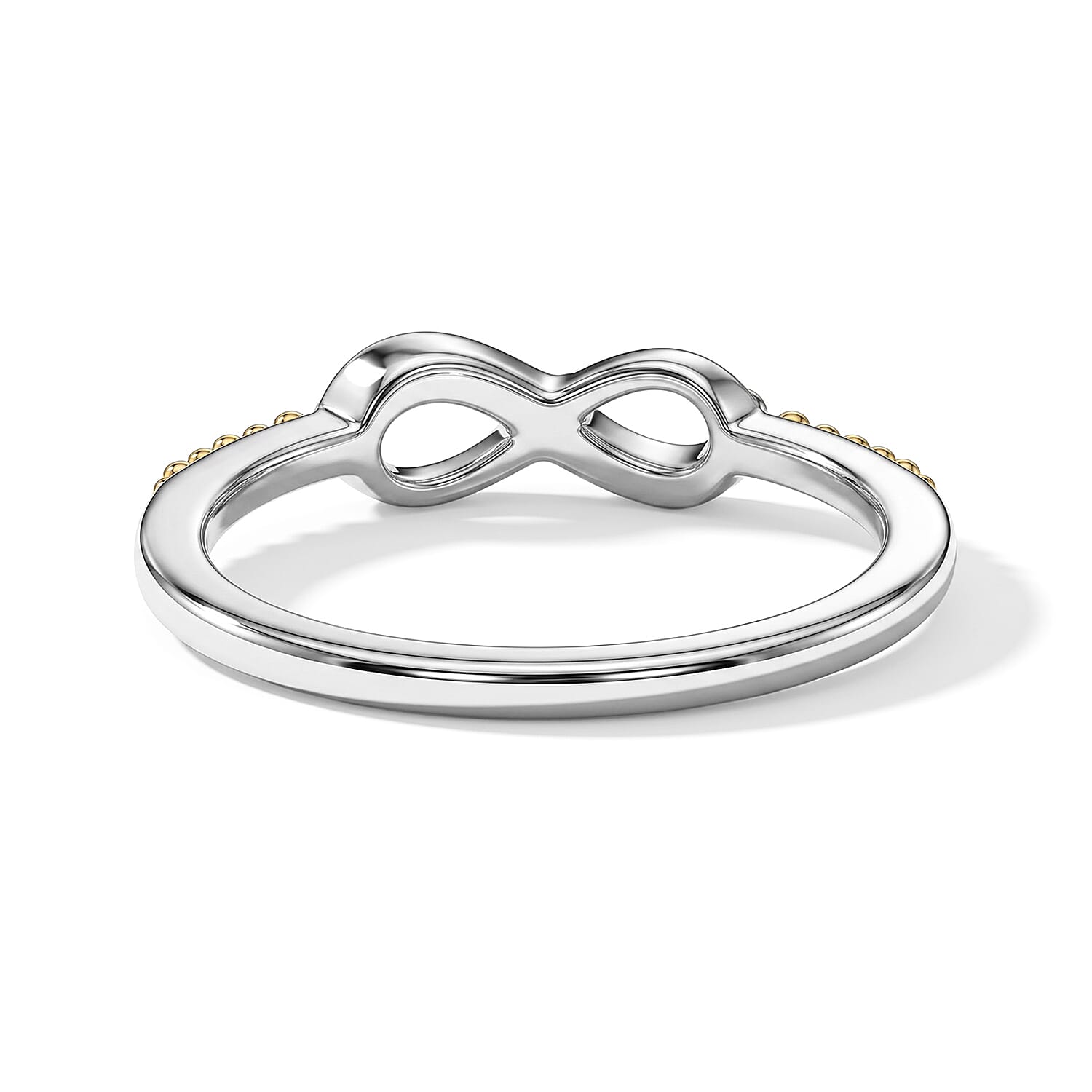 D'Joy Natural Yellow Diamond I3 0.10 ctw Ring in 18K Vermeil Yellow Gold Over Sterling Silver (Size 5.0)