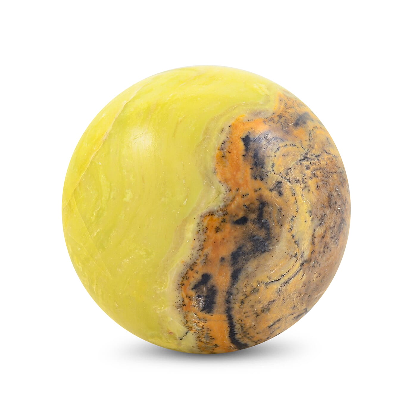 Yellow Infinite Stone Sphere 2 Approx 1370Ctw