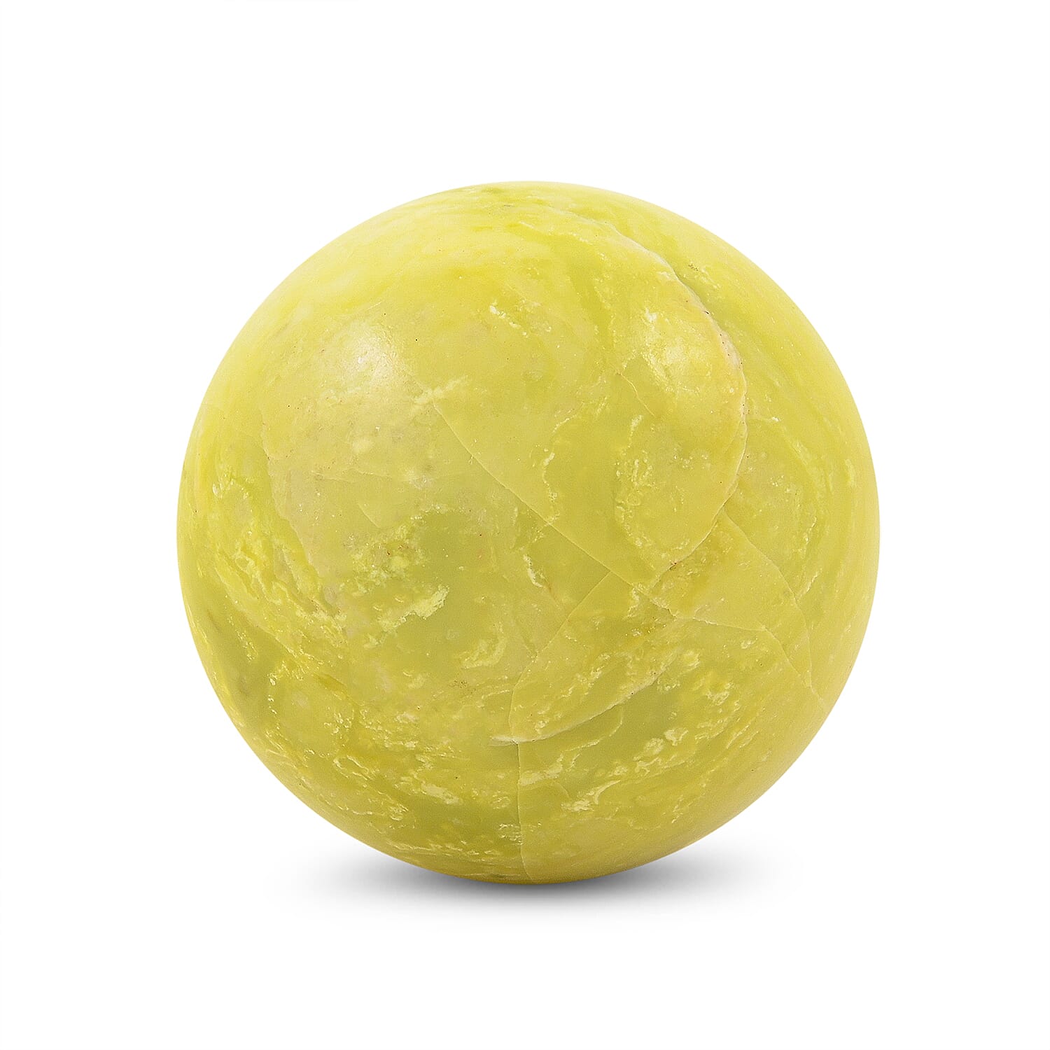 Yellow Infinite Stone Sphere 2 Approx 1370Ctw