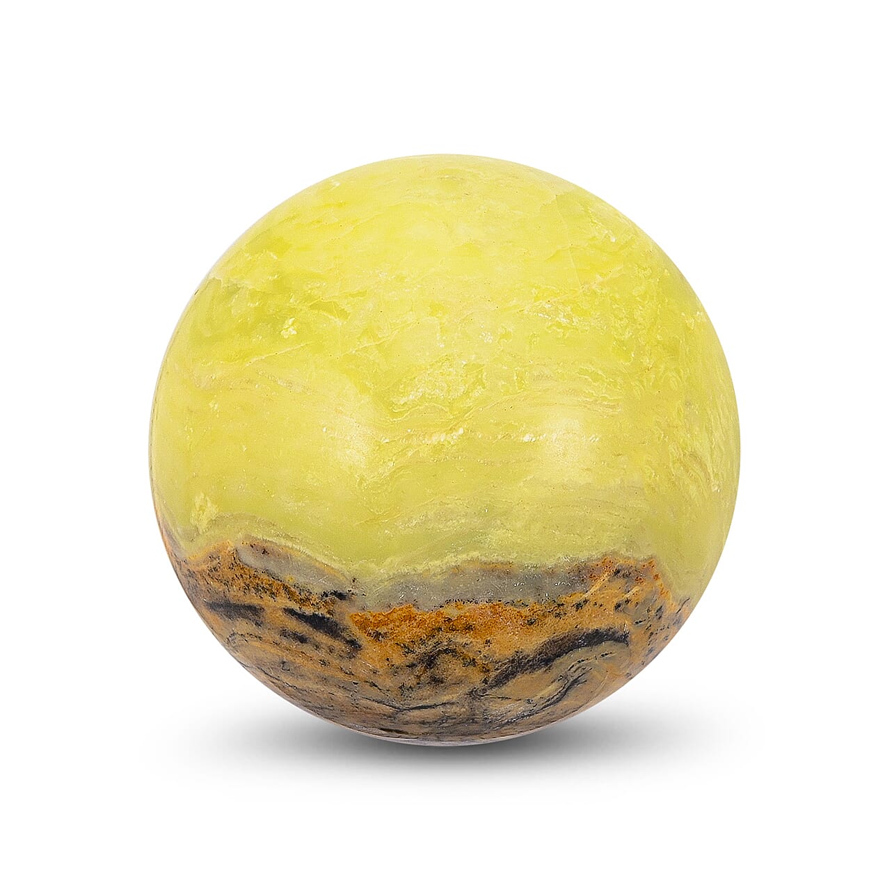 Yellow Infinite Stone Sphere 2 Approx 1370Ctw