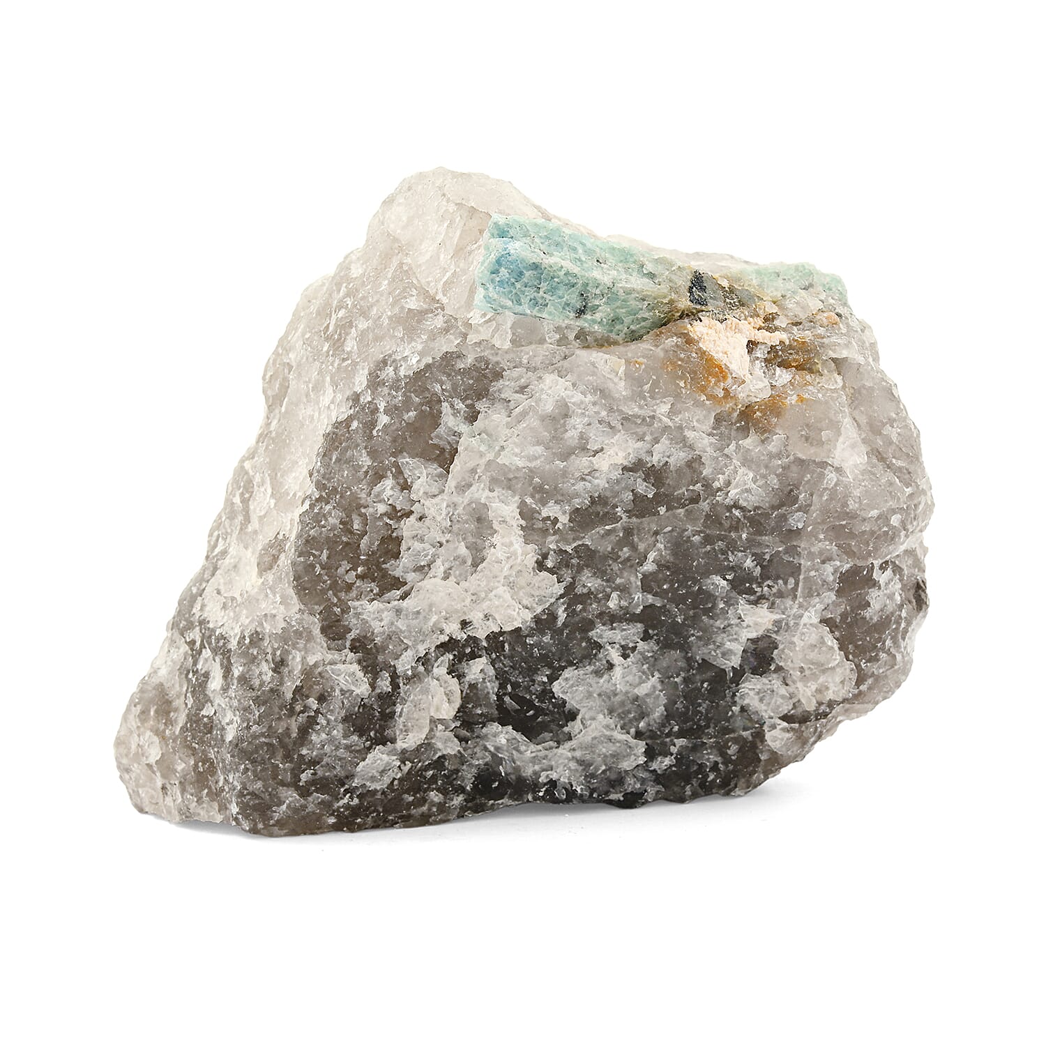 Natural Aquamarine in Quartz 4-5 Approx 2065Ctw