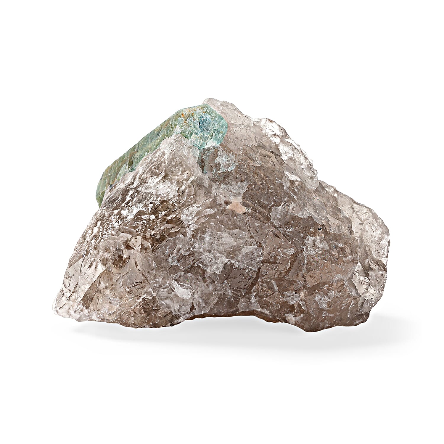 Natural Aquamarine in Quartz 2-3 Approx 1050Ctw