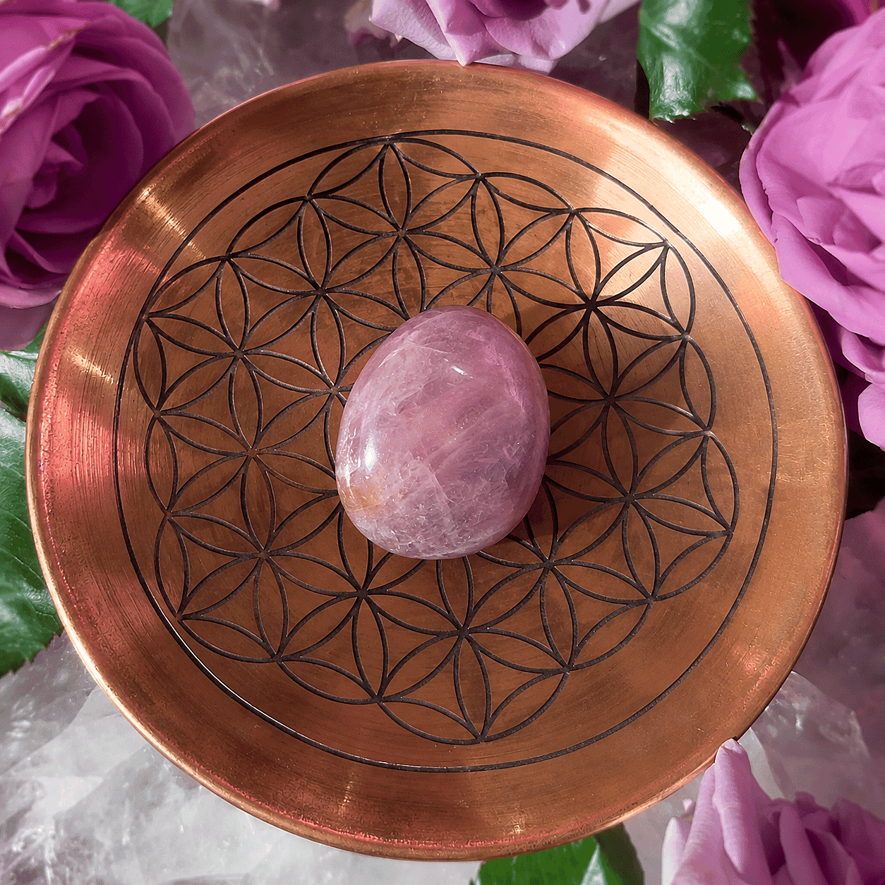 Tumbled Lavender Rose Quartz 1-1.5 Approx 200Ctw