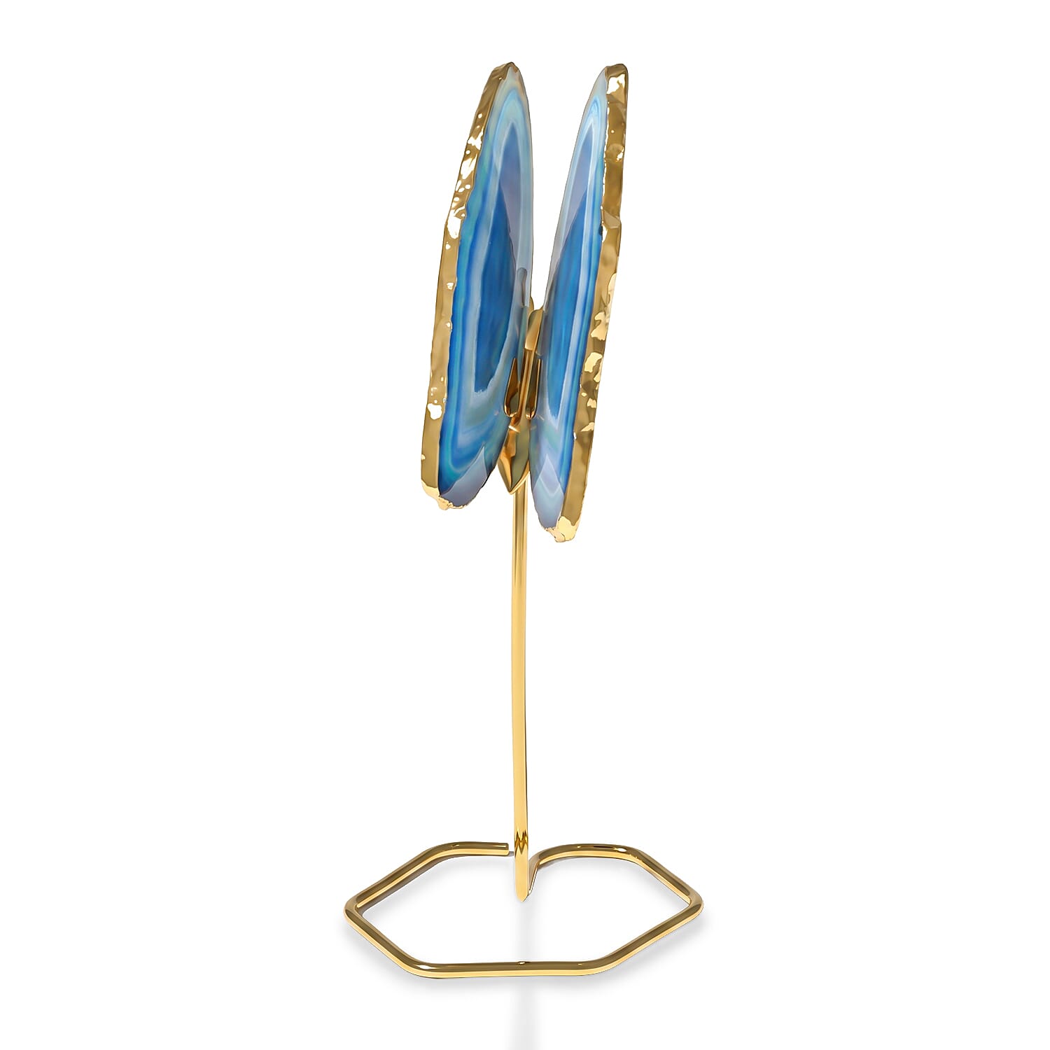 Blue Agate Butterfly