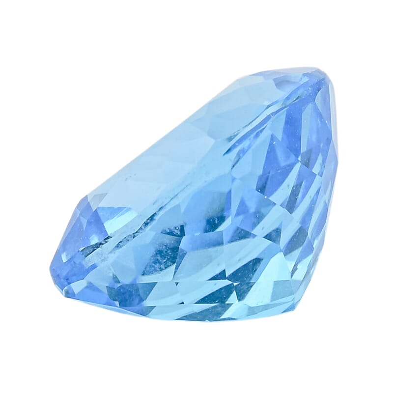 AAAA Swiss Blue Topaz (Cushion) 25.00 ctw