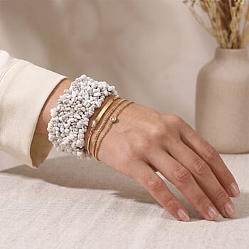 White Howlite - Product card gallery slide 3 (10300078063929)