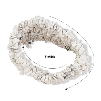 White Howlite - Product card gallery slide 4 (10300078063929)
