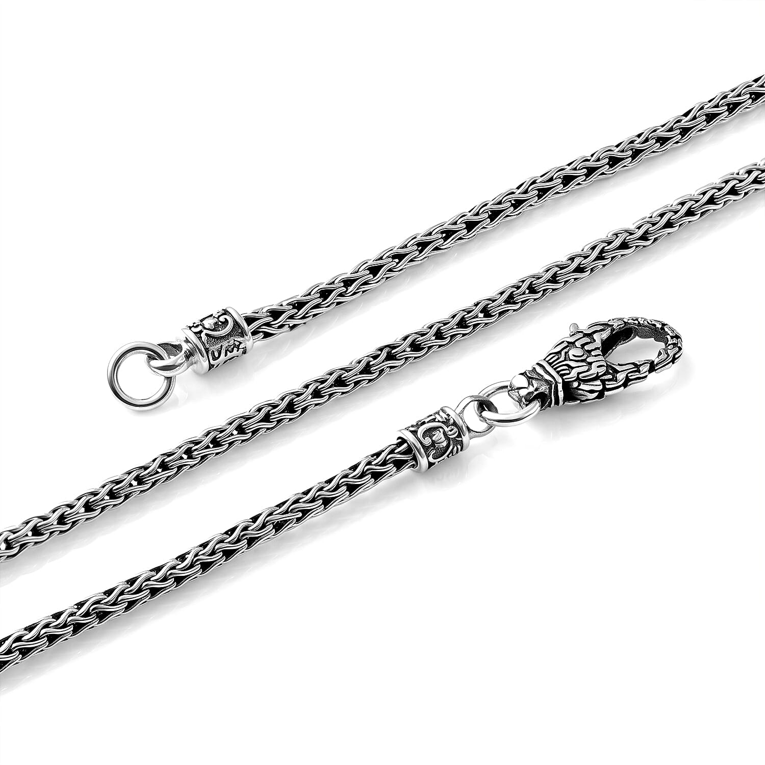 D'Joy Passport to Turkey Sumbo Kompor Necklace in Sterling Silver 20 Inches 16.00 Grams