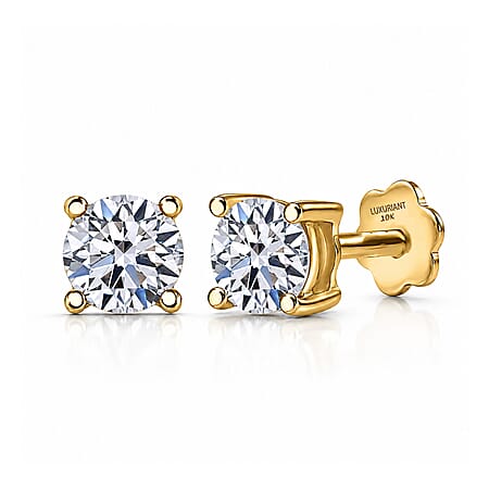Round / 10K Yellow Gold / 0.50 - Product card gallery slide 1 (10352985080121)
