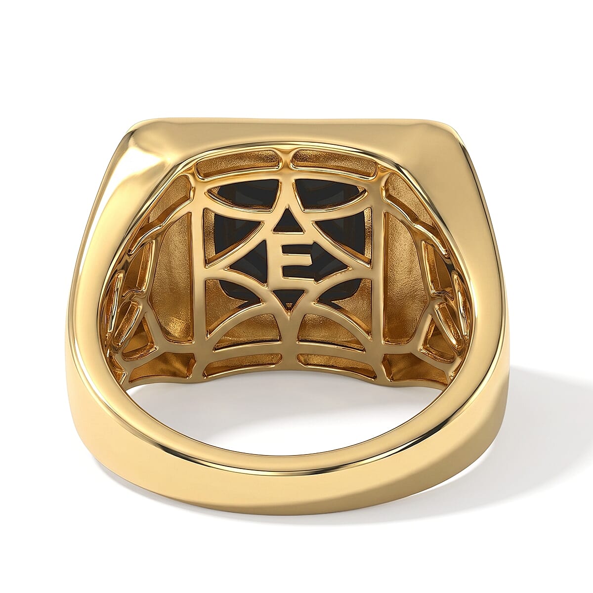 EverTrue Lapis Lazuli 5.30 ctw Men's Ring in 18K YG Plated (Size 9.0)