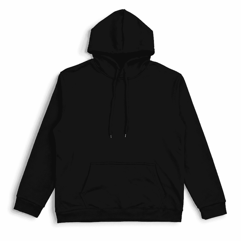 La Marey Black Long Sleeve Hoodie - One Size Fits Most