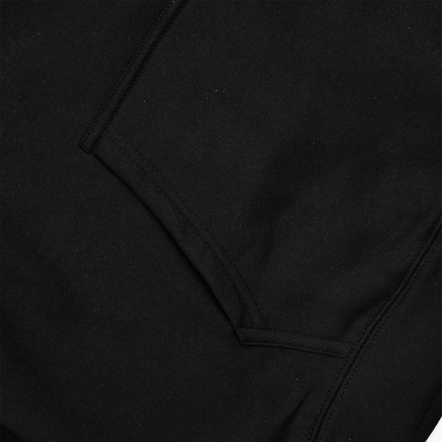 La Marey Black Long Sleeve Hoodie - One Size Fits Most