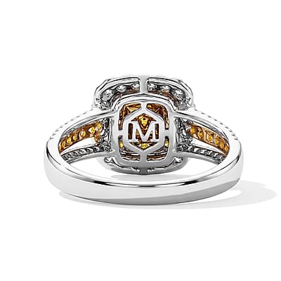 Modani Yellow and White Diamond 1.27 ctw Ring in 14K Yellow Gold (Size 5.0)