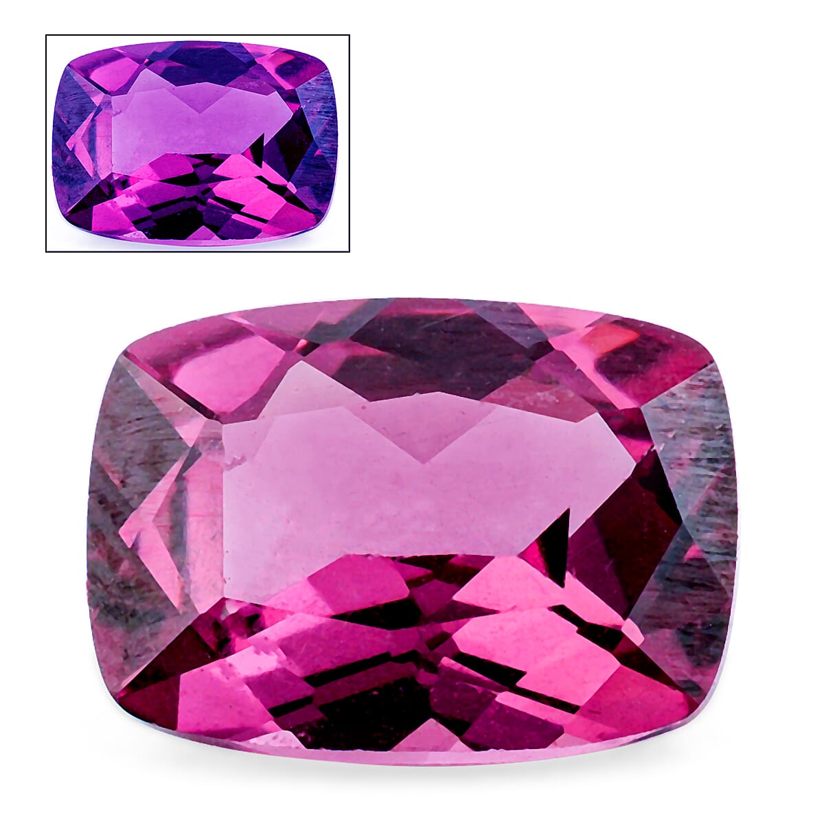 AAAA Usambara Color Change Garnet (Cush 7x7 mm) 1.50 ctw