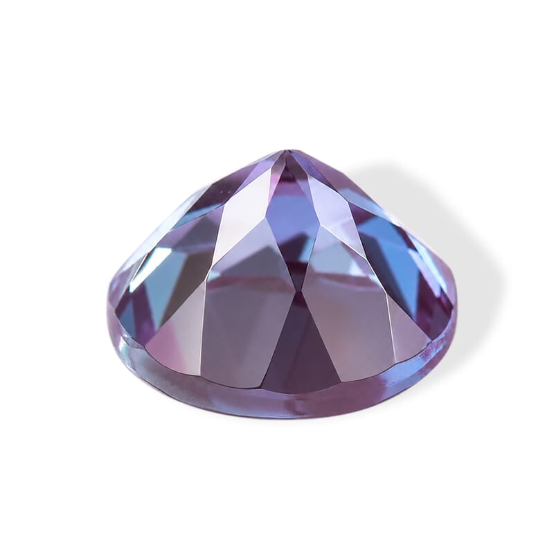 AAA Lab Grown Alexandrite (Rnd 7 mm) 1.26 ctw