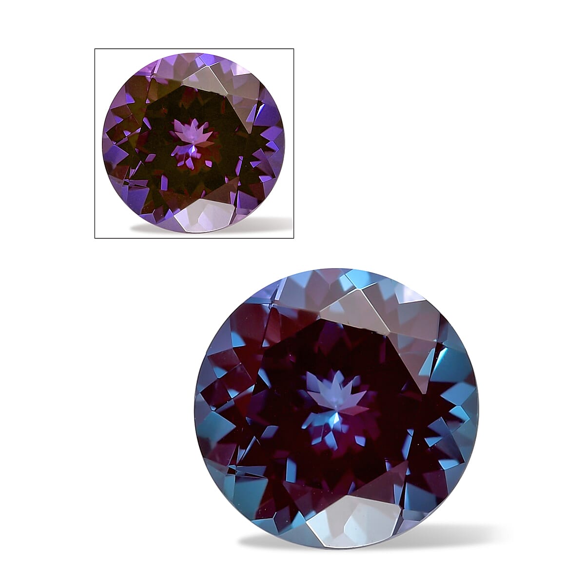 Lab Grown Alexandrite (Rnd 9 mm) 2.69 ctw
