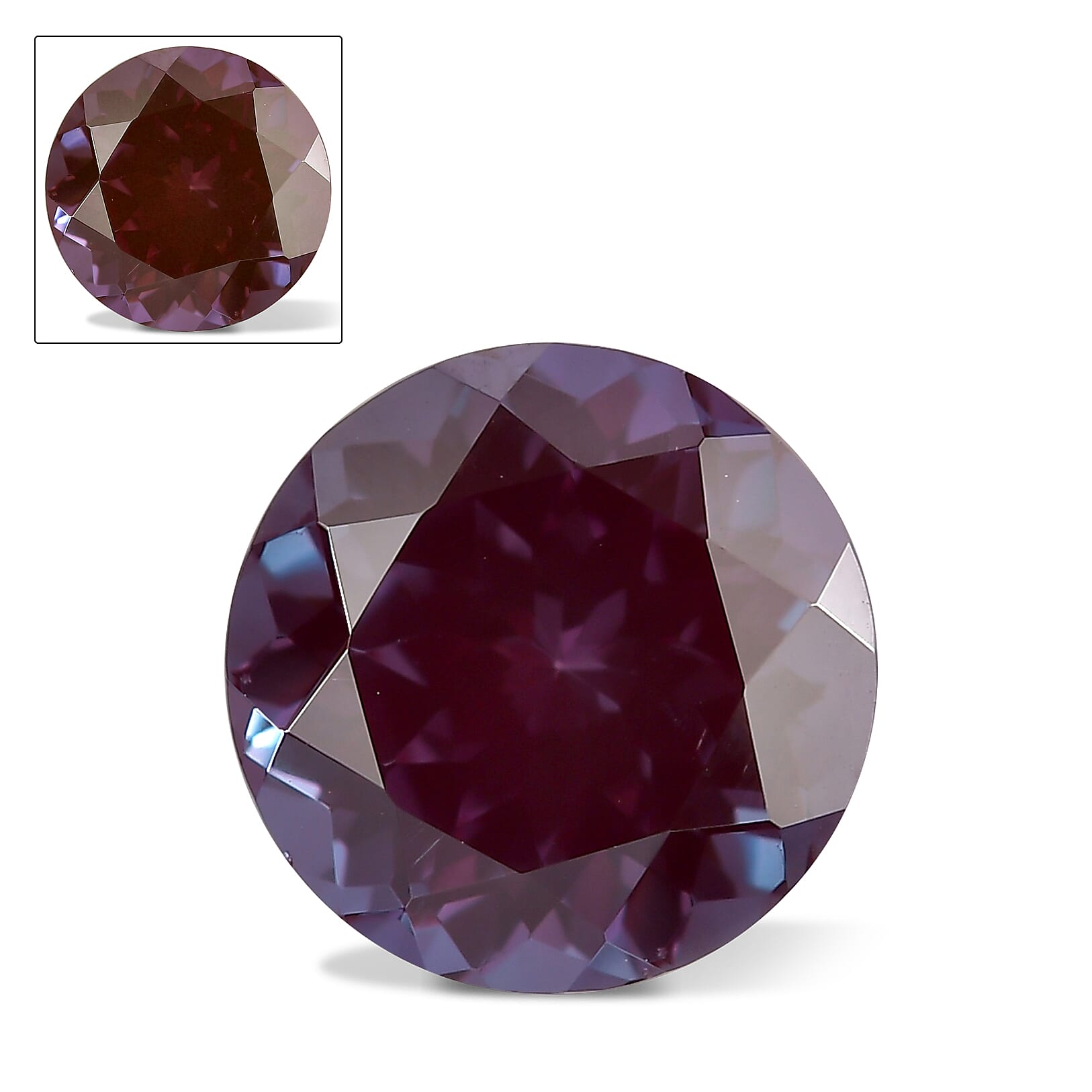 Lab Grown Alexandrite (Rnd 10 mm) 4.01 ctw