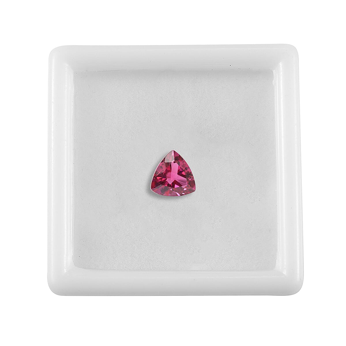 AAA Lab Grown Bixbite (Trl 7 mm) 0.80 ctw