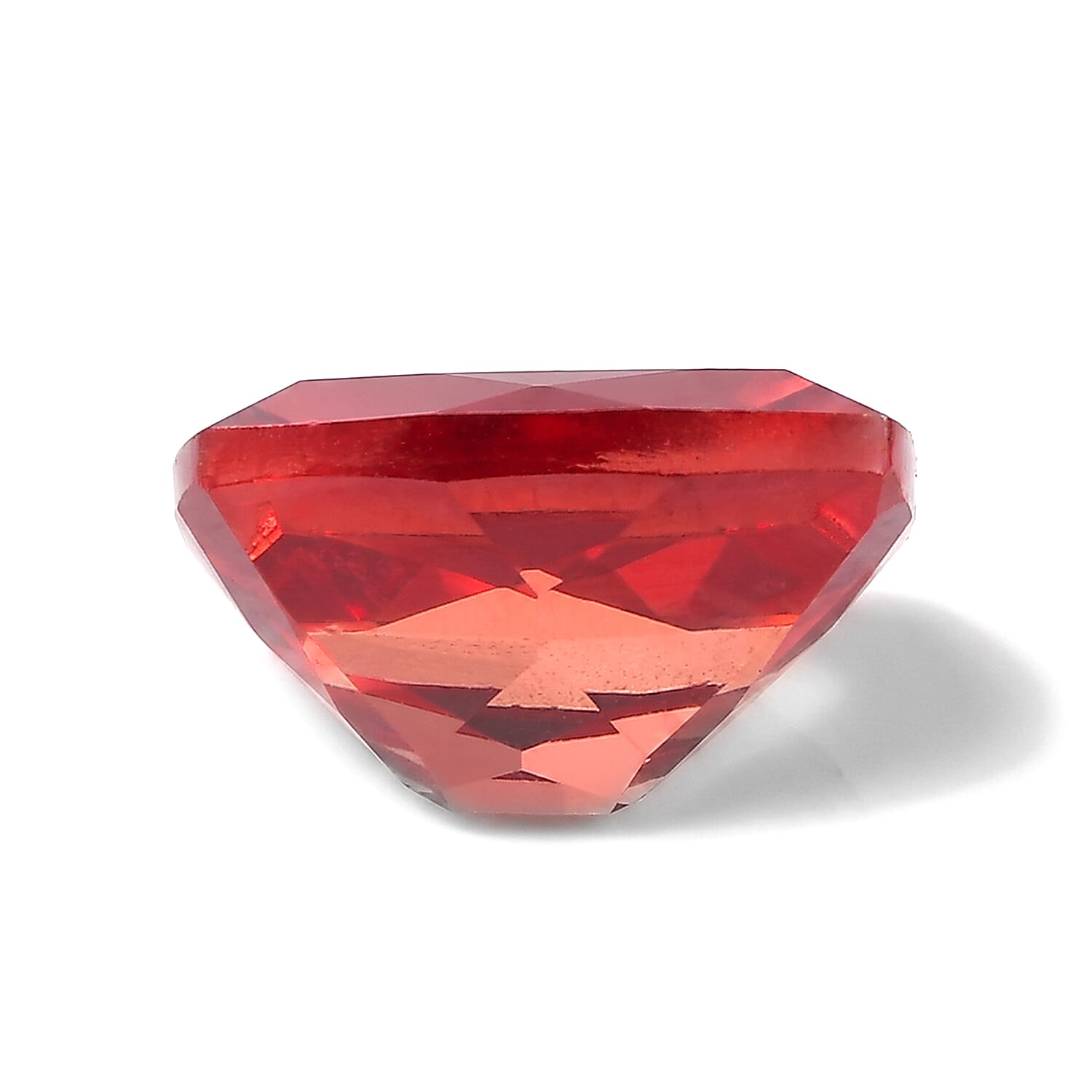 AA Lab Grown Padparadscha Sapphire (Cush 9x7 mm) 2.55 ctw