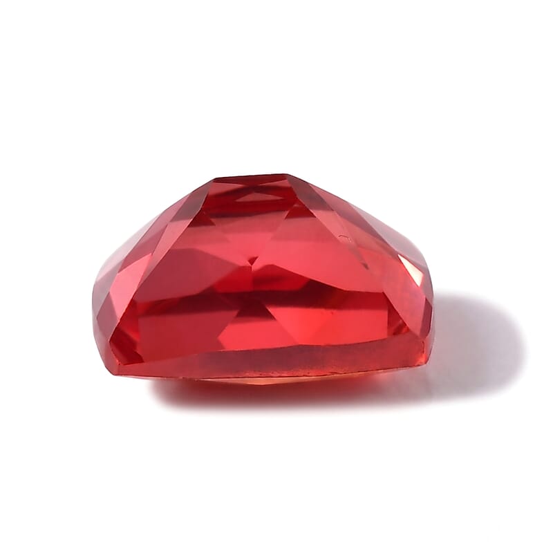 AA Lab Grown Padparadscha Sapphire (Cush 9x7 mm) 2.55 ctw