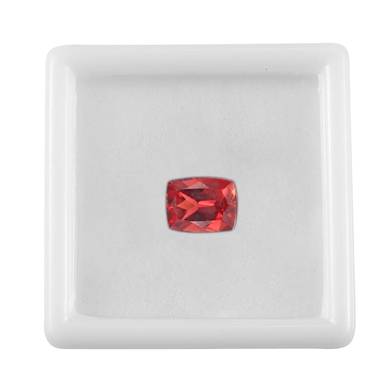 AA Lab Grown Padparadscha Sapphire (Cush 9x7 mm) 2.55 ctw