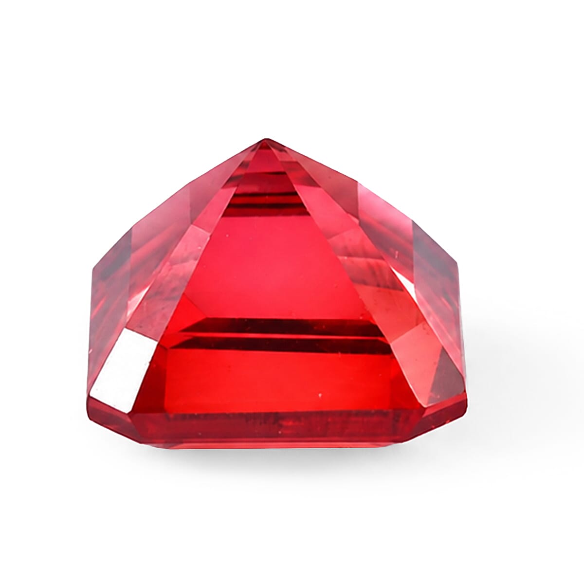 Lab Grown Padparadscha Sapphire (Oct 10x10 mm) 5.20 ctw