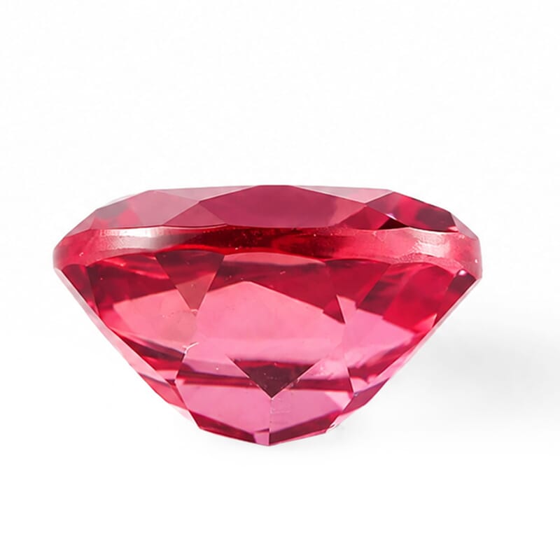 Lab Grown Padparadscha Sapphire (Ovl 9x7 mm) 2.04 ctw