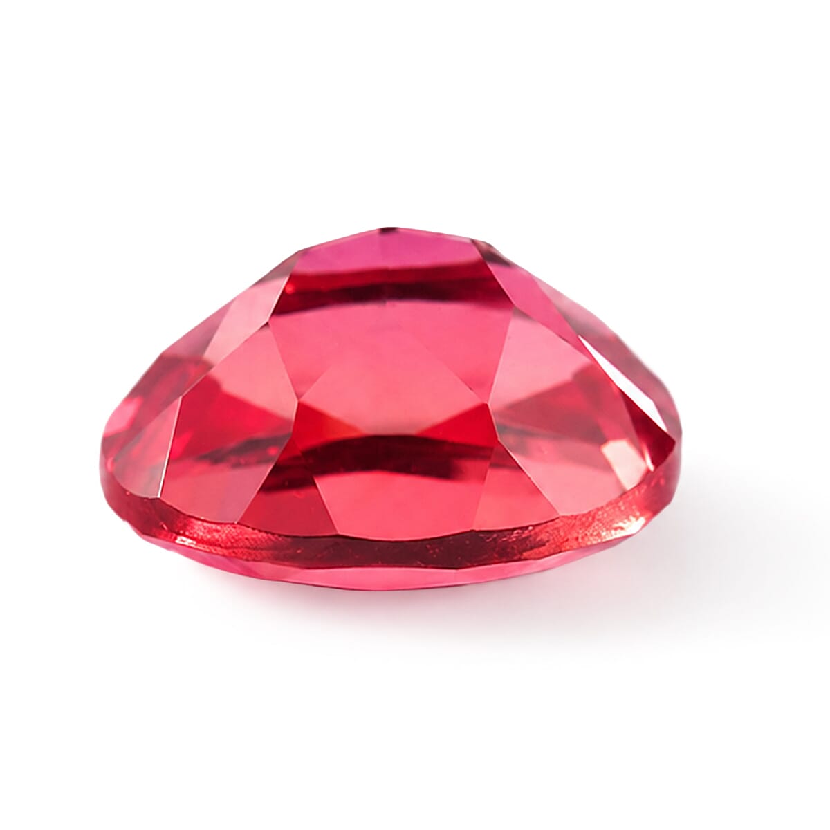 Lab Grown Padparadscha Sapphire (Ovl 9x7 mm) 2.04 ctw