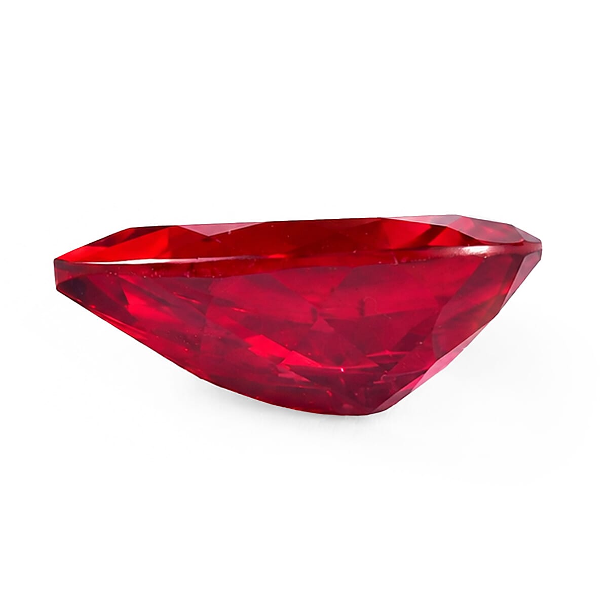 Lab Grown Padparadscha Sapphire (Pear 16x12 mm) 9.23 ctw