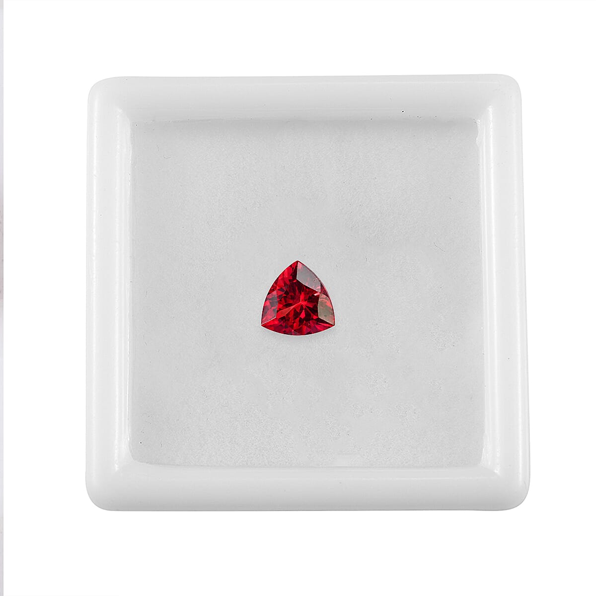 Lab Grown Padparadscha Sapphire (Trl 7 mm) 1.33 ctw