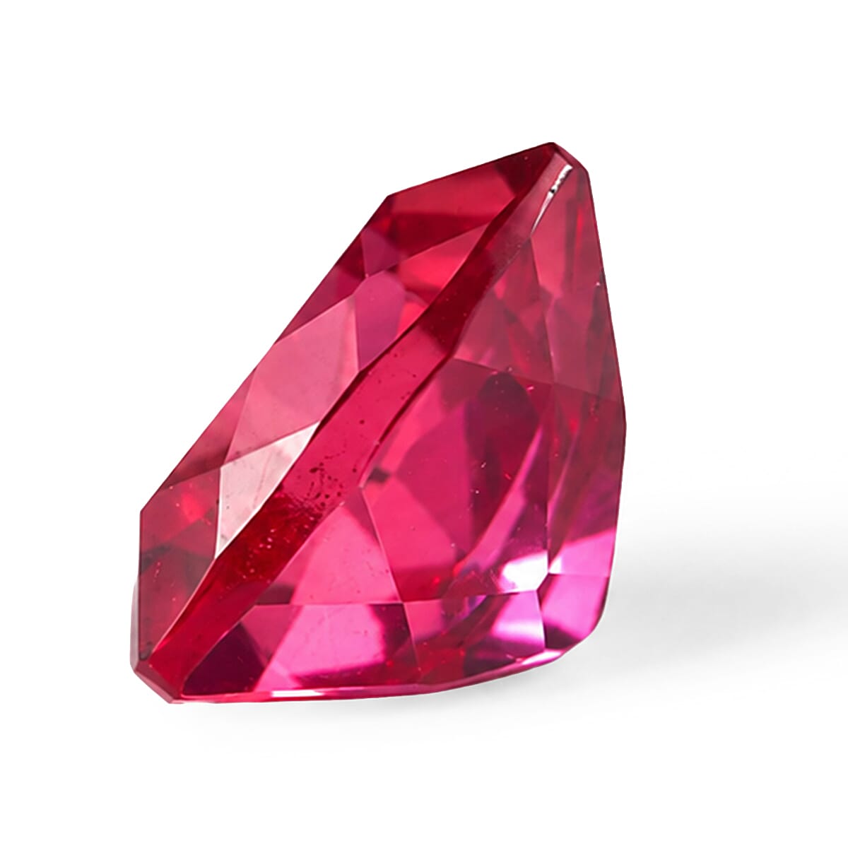Lab Grown Padparadscha Sapphire (Trl 10 mm) 4.20 ctw