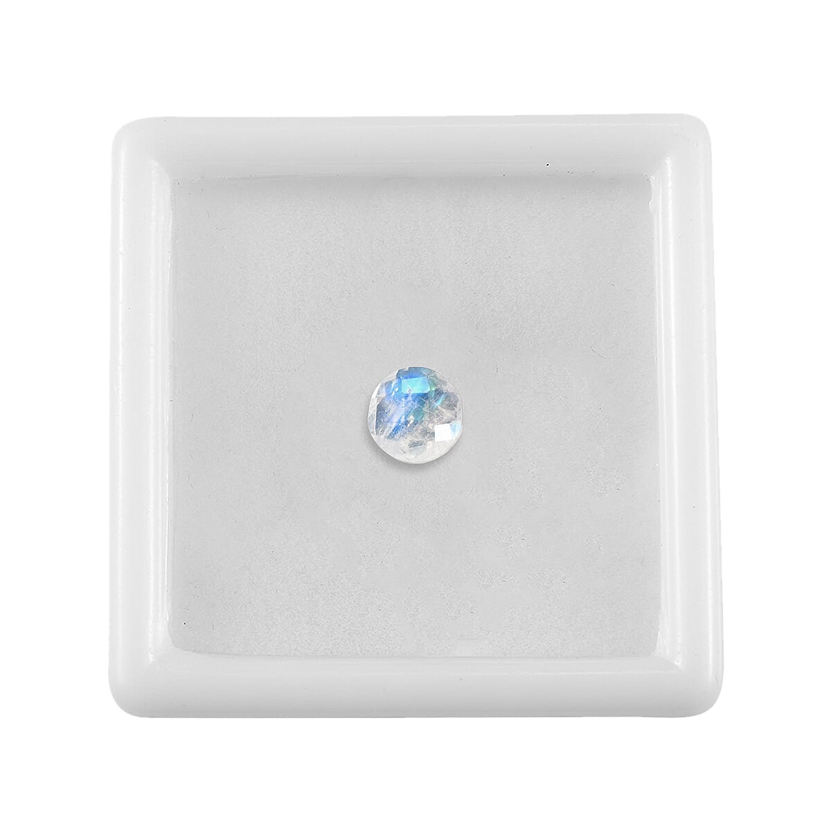 AA Rainbow Moonstone (Rnd 6 mm) 0.59 ctw