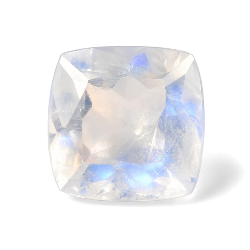 AA Rainbow Moonstone (Cush 7.5x7.5 mm) 1.50 ctw