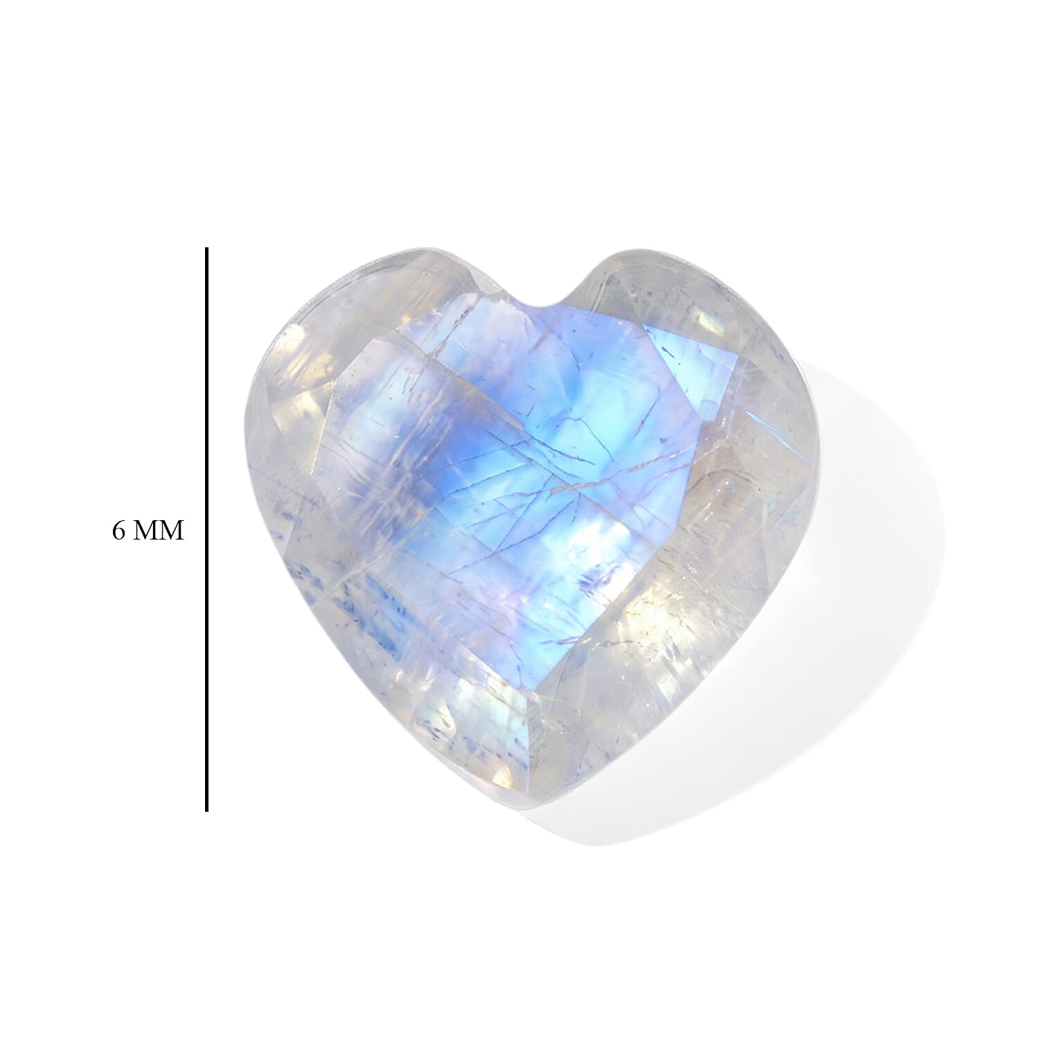 Rainbow Moonstone (Hrt 6 mm) 1.40 ctw