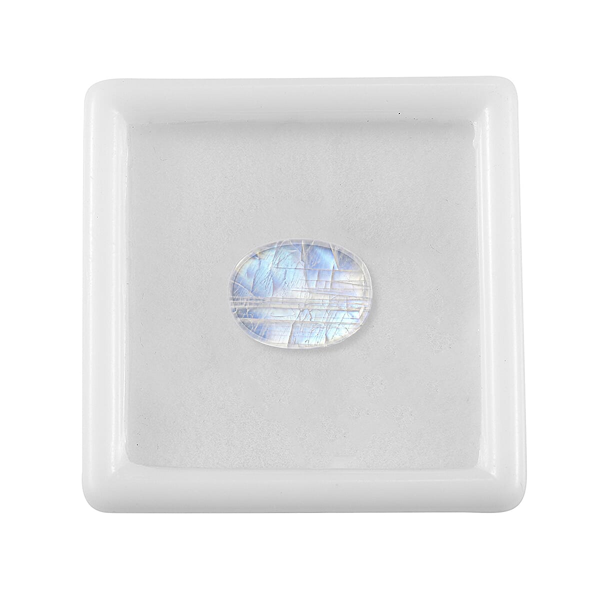 Rainbow Moonstone (Ovl 13x10 mm) 4.67 ctw