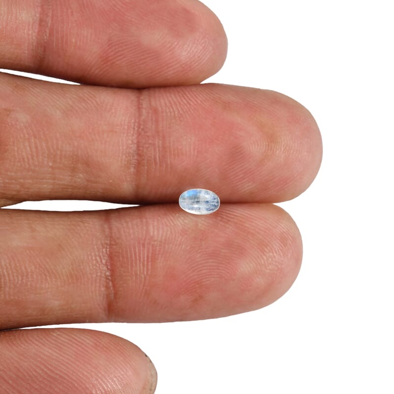 AA Rainbow Moonstone Set of 3 (Ovl 5x3 mm) 0.69 ctw