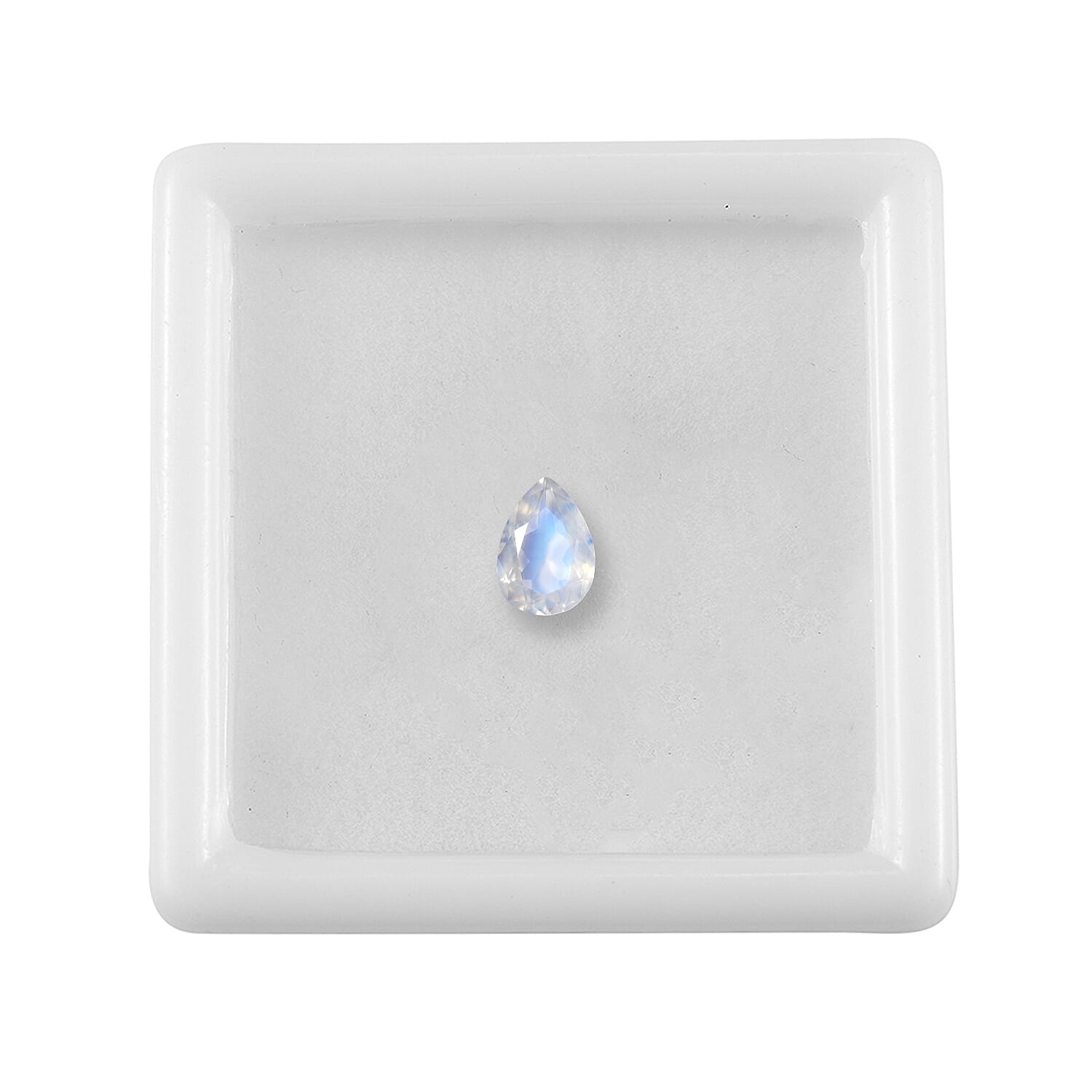 AAA Rainbow Moonstone (Pear 7x5 mm) 0.39 ctw