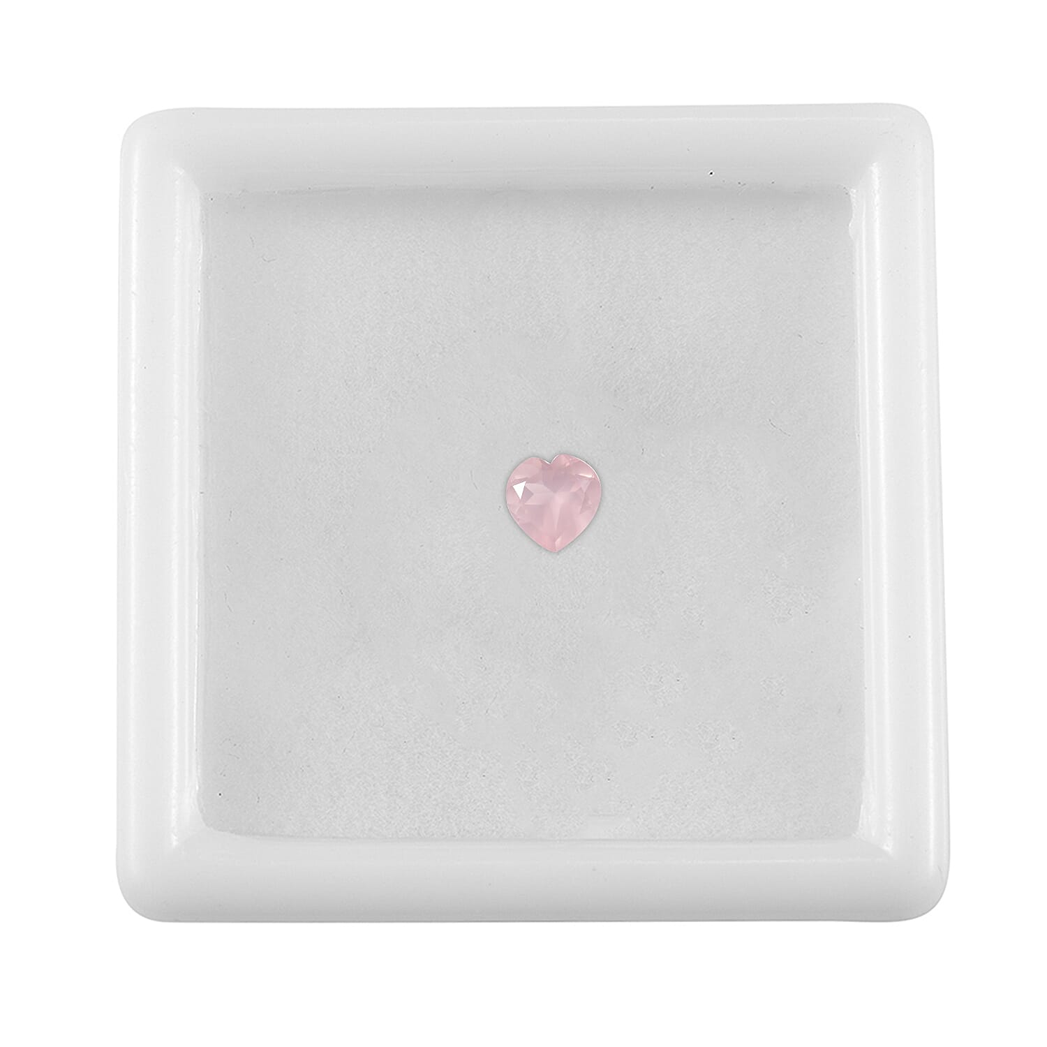 AA Rose Quartz Set of 2 (Hrt 9 mm) 4.51 ctw
