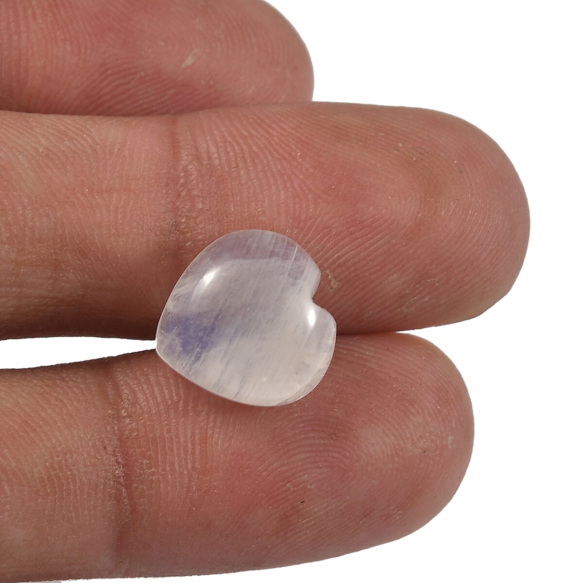 Rainbow Moonstone (Hrt 12 mm) 6.30 ctw