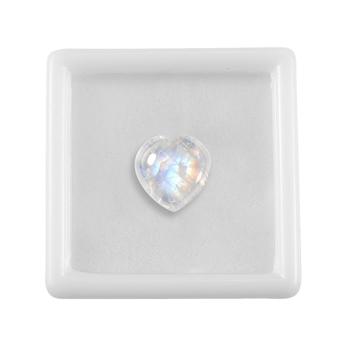 Rainbow Moonstone (Hrt 12 mm) 6.30 ctw