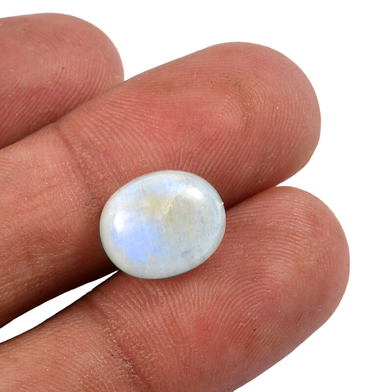 Rainbow Moonstone (Ovl 12x10 mm) 4.34 ctw