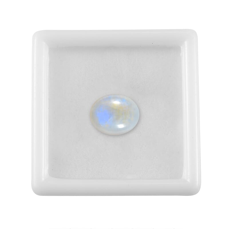 Rainbow Moonstone (Ovl 12x10 mm) 4.34 ctw