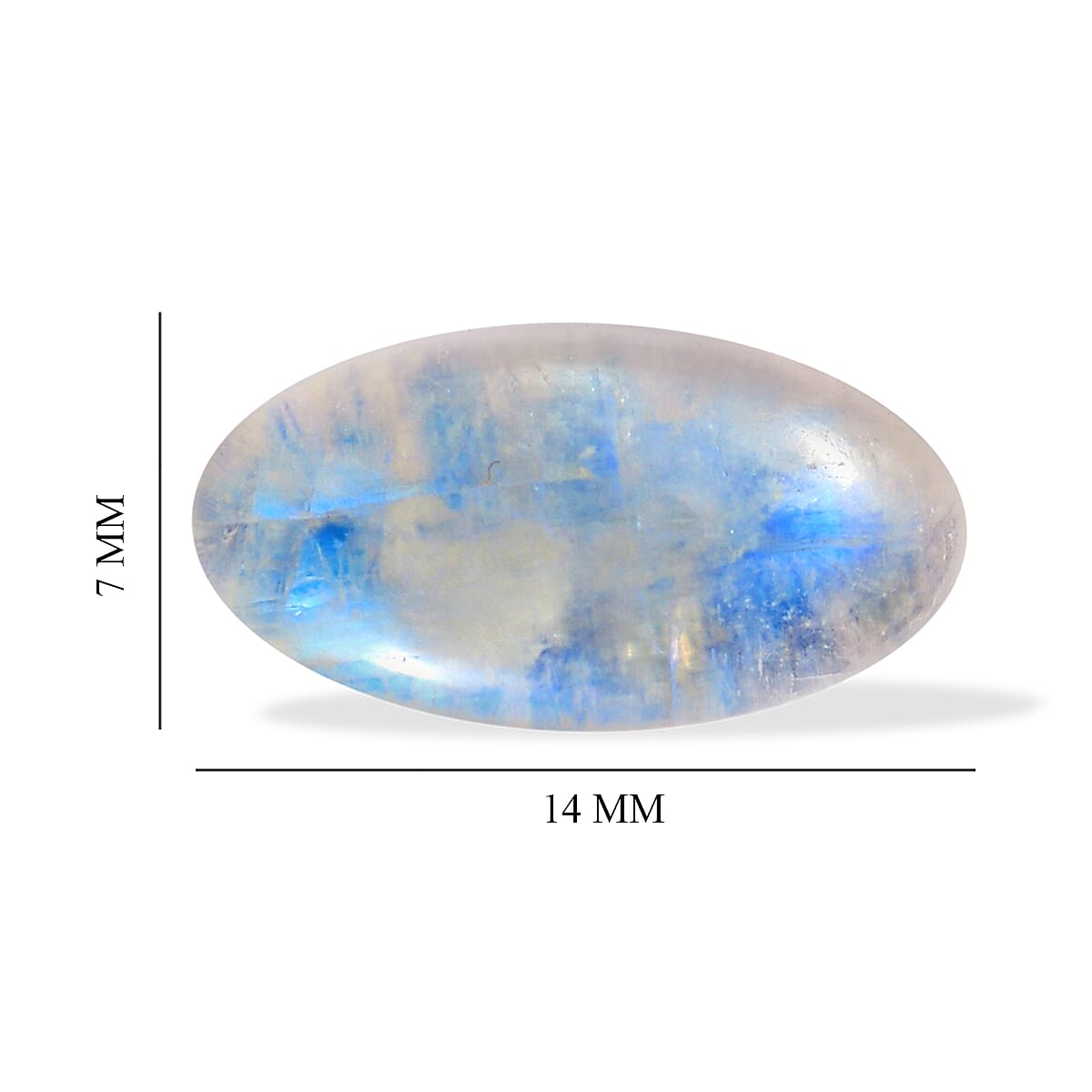 Rainbow Moonstone (Ovl 14x7 mm) 3.00 ctw