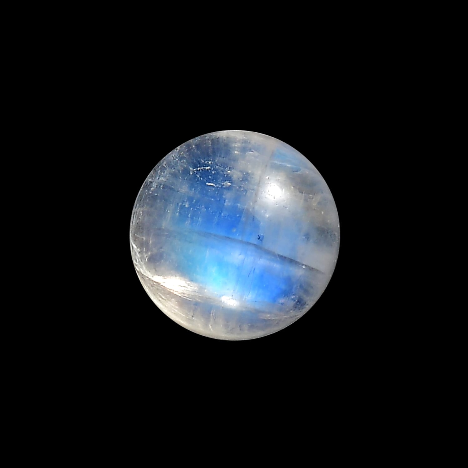 AA Rainbow Moonstone (Rnd 6 mm) 0.81 ctw