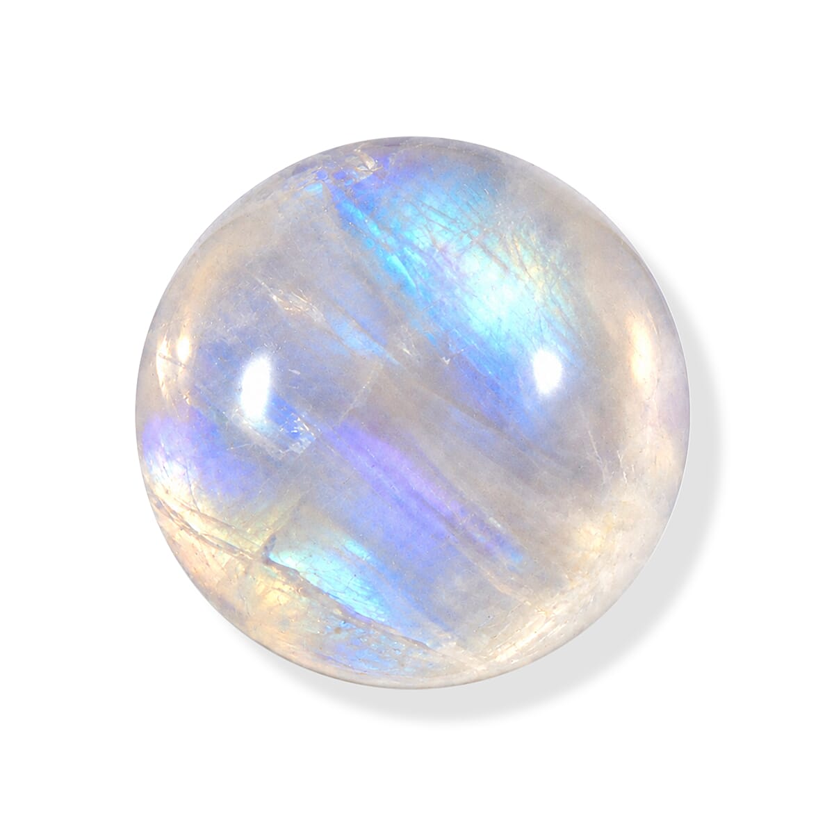 Rainbow Moonstone (Rnd 10 mm) 3.64 ctw