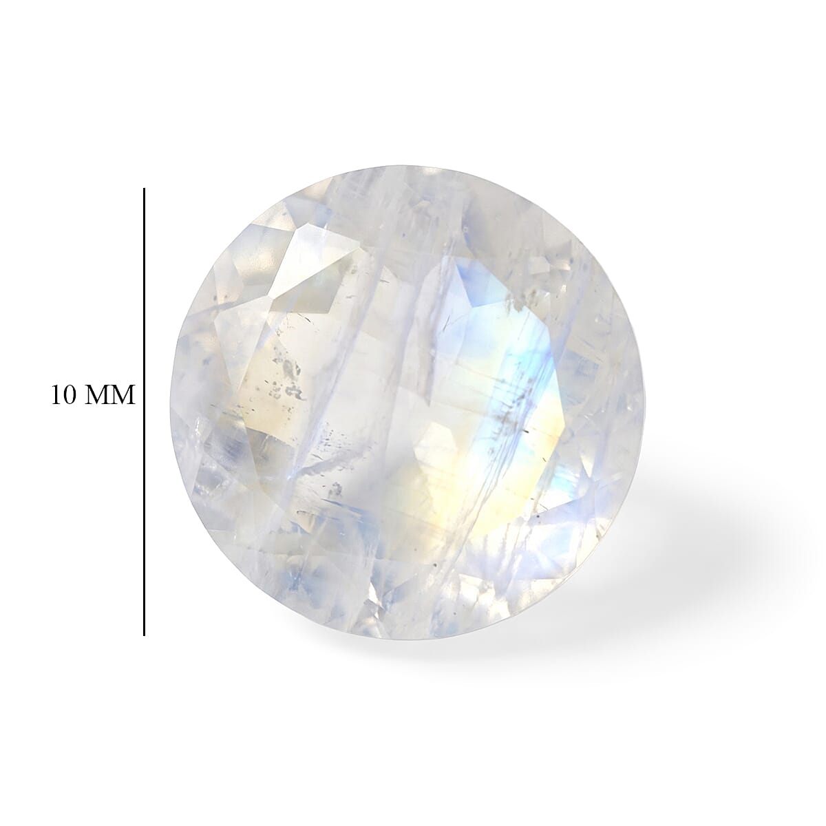 AA Rainbow Moonstone (Rnd 10 mm) 3.33 ctw