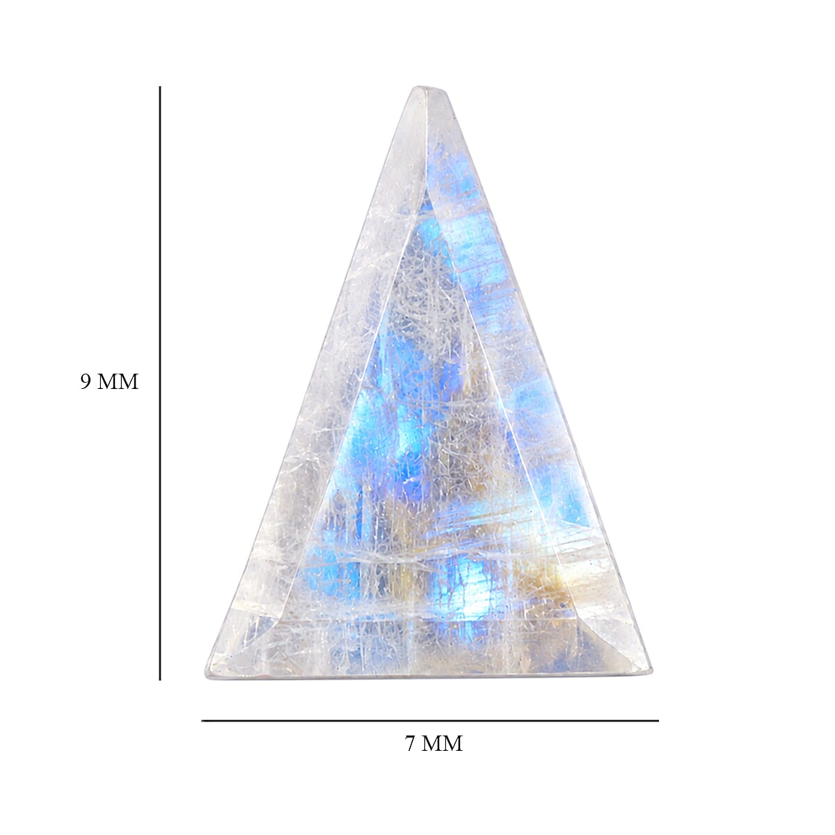 AA Rainbow Moonstone (Trl 9X7 mm) 1.15 ctw